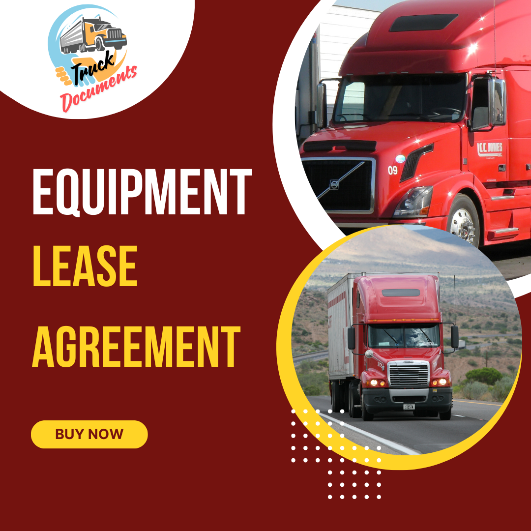 Equipment lease agreement