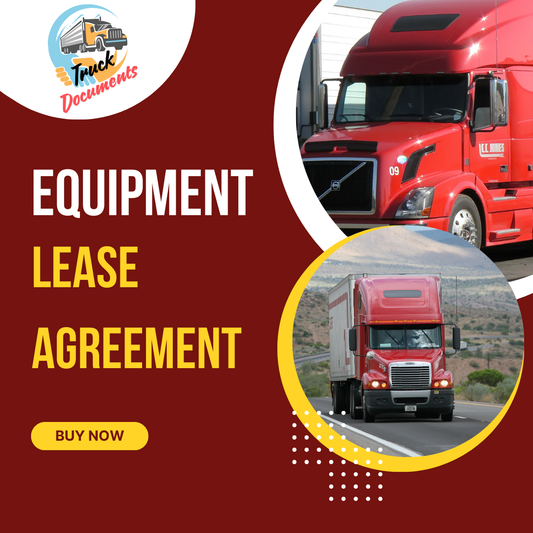 Equipment lease agreement