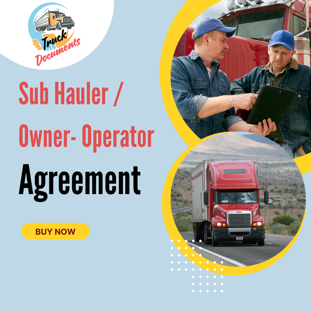 Sub Hauler agreement